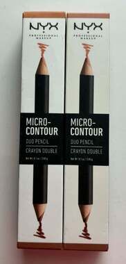 NYX Micro Contour Duo Pencil MCDP04 Deep Lot of 2